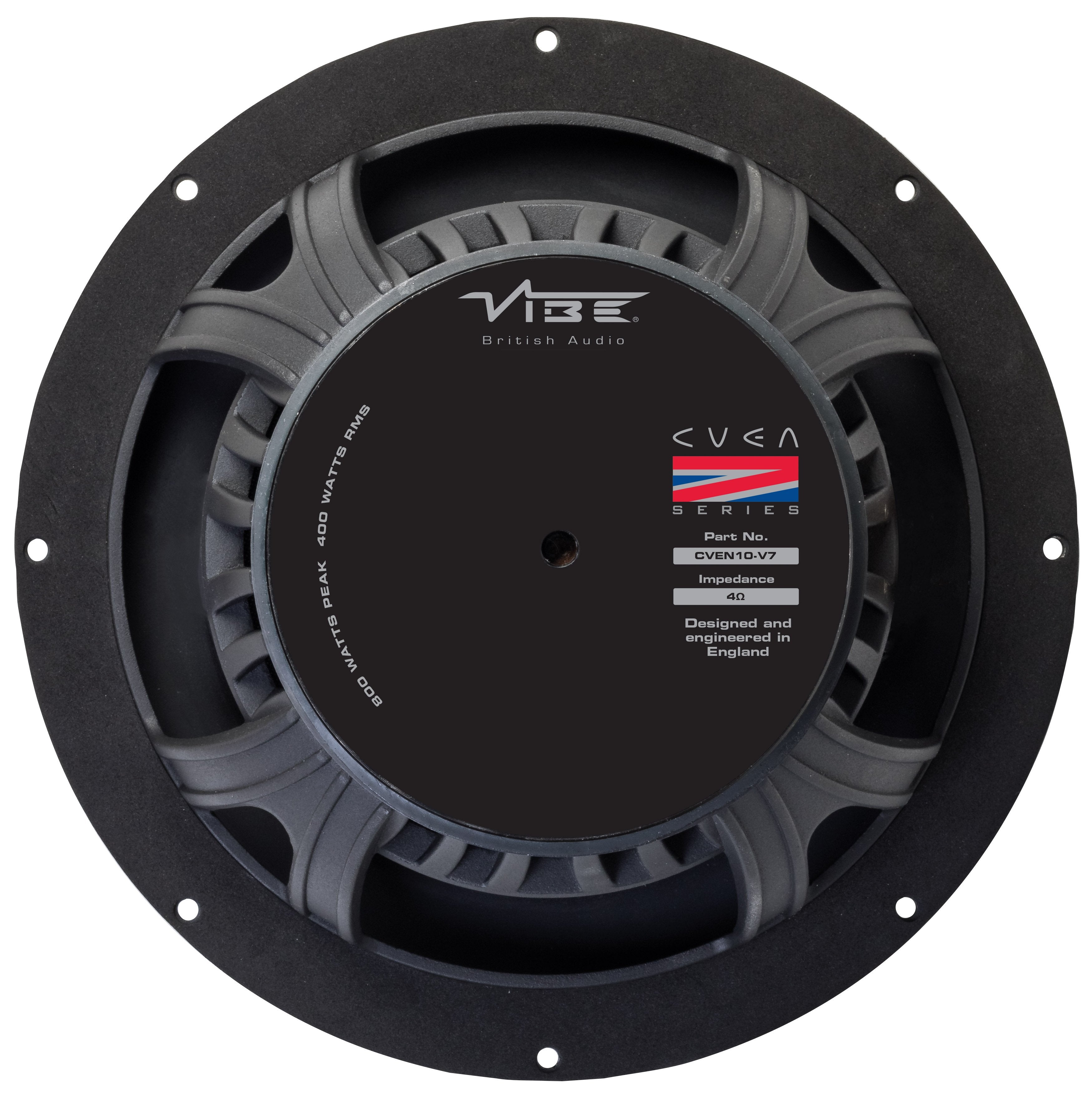 VIBE CVEN10SW-V7: Cven 10 Inch Dual Ohm Sound Quality Subwoofer