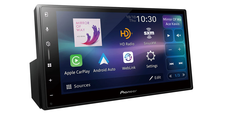 Pioneer DMH-3050NEX 6.8" Multimedia Digital Media Receiver - Wireless/Wired Apple CarPlay®, Android Auto™ Wireless/Wired, Bluetooth®, Wifi®